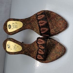 Sony Shoes - Beaded and Fabric Details - Size 8